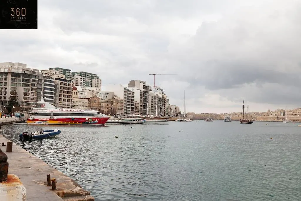 Luxury Living - Massive Central Apt With Ac & Wifi By 360 Estates Sliema Malta