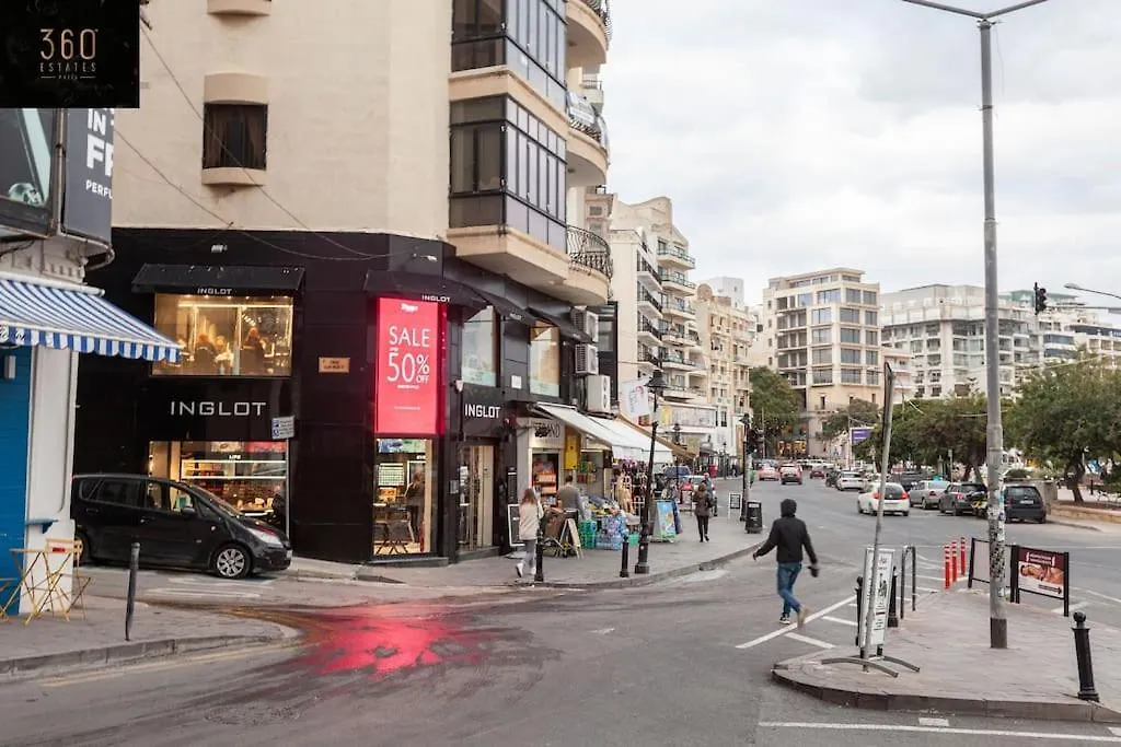 Luxury Living - Massive Central Apt With Ac & Wifi By 360 Estates Sliema Apartment