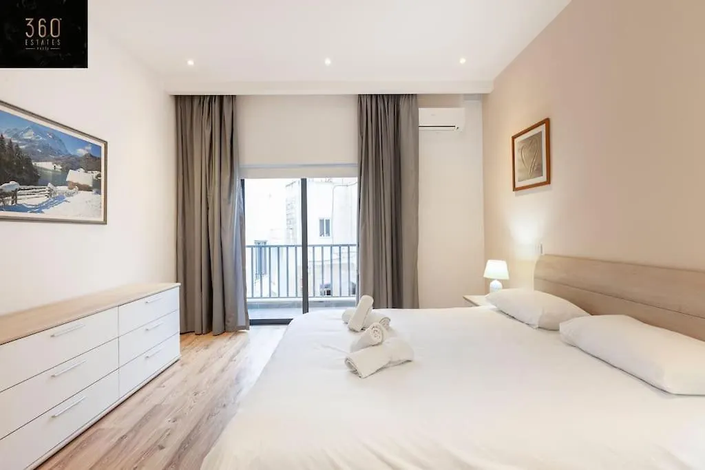 Luxury Living - Massive Central Apt With Ac & Wifi By 360 Estates Sliema Apartment